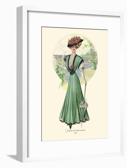 Toilette de Demi-Saison: Holiday in Lime-null-Framed Art Print