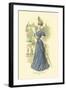 Toilette de Demi-Saison: Lady in Blue-null-Framed Art Print