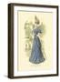 Toilette de Demi-Saison: Lady in Blue-null-Framed Art Print