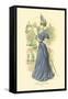 Toilette de Demi-Saison: Lady in Blue-null-Framed Stretched Canvas