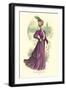 Toilette de Demi-Saison: Violet-null-Framed Art Print