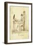 Toilette, from "Almanach Des Modes" after Drawing, 1815-null-Framed Giclee Print