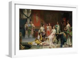 Toilette of a Roman Lady-Juan Giménez Martín-Framed Giclee Print