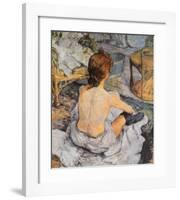 Toilette-Henri de Toulouse-Lautrec-Framed Art Print