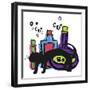 Toilin' Trouble II-Larisa Hernandez-Framed Art Print