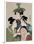 Tôjin, shishi, sumô, 1793-Kitagawa Utamaro-Framed Giclee Print