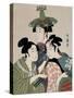 Tôjin, shishi, sumô, 1793-Kitagawa Utamaro-Stretched Canvas