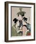 Tôjin, shishi, sumô, 1793-Kitagawa Utamaro-Framed Giclee Print