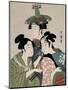 Tôjin, shishi, sumô, 1793-Kitagawa Utamaro-Mounted Giclee Print