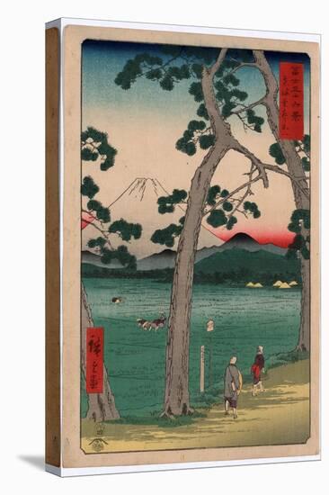 Tokaido Hidarifuji-Utagawa Hiroshige-Stretched Canvas