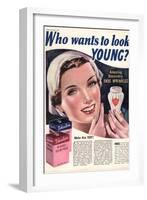 Tokalon, Wrinkles Face Skin Care Creams, UK, 1939-null-Framed Giclee Print