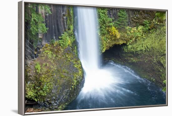 Toketee Falls, Autumn, Umpqua National Forest, Oregon, Usa-Michel Hersen-Framed Photographic Print