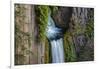 Toketee Falls runs over basalt columns in the Umpqua National Forest, Oregon, USA-Chuck Haney-Framed Photographic Print