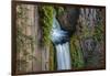 Toketee Falls runs over basalt columns in the Umpqua National Forest, Oregon, USA-Chuck Haney-Framed Photographic Print