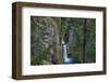 Toketee Falls runs over basalt columns in the Umpqua National Forest, Oregon, USA-Chuck Haney-Framed Photographic Print