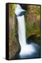 Toketee Falls, Umpqua National Forest, Oregon, Usa-Russ Bishop-Framed Stretched Canvas