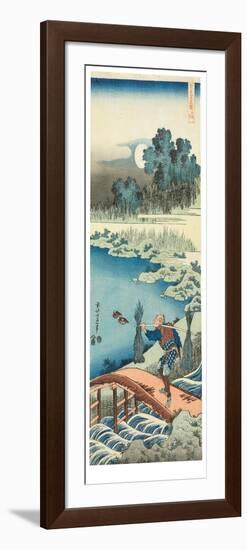 Tokusagari (Carrying Rushes), 1801-05-Katsushika Hokusai-Framed Giclee Print