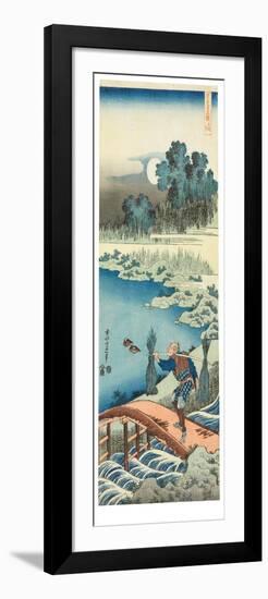 Tokusagari (Carrying Rushes), 1801-05-Katsushika Hokusai-Framed Giclee Print