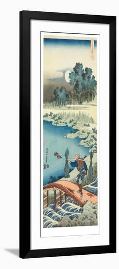 Tokusagari (Carrying Rushes), 1801-05-Katsushika Hokusai-Framed Giclee Print