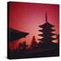 Tokyo, AsakUSA, Asakusa Kannon Temple and Pagoda-Dave Bartruff-Stretched Canvas