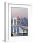 Tokyo Bay at Rainbow Bridge and Tokyo Tower-Torsakarin-Framed Photographic Print