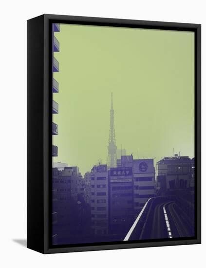 Tokyo City Ride-NaxArt-Framed Stretched Canvas