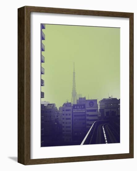 Tokyo City Ride-NaxArt-Framed Art Print