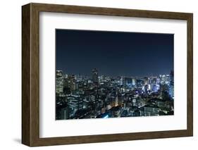 Tokyo Cityscape at Night-geargodz-Framed Photographic Print