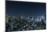 Tokyo Cityscape at Night-geargodz-Mounted Photographic Print