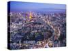 Tokyo Cityscape with Tokyo Tower.-SeanPavonePhoto-Stretched Canvas