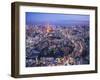 Tokyo Cityscape with Tokyo Tower.-SeanPavonePhoto-Framed Photographic Print