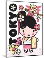 Tokyo Cutie-Joan Coleman-Mounted Art Print