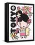 Tokyo Cutie-Joan Coleman-Framed Stretched Canvas