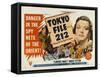 Tokyo File 212, UK Movie Poster, 1951-null-Framed Stretched Canvas