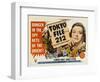 Tokyo File 212, UK Movie Poster, 1951-null-Framed Art Print