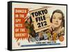 Tokyo File 212, UK Movie Poster, 1951-null-Framed Stretched Canvas