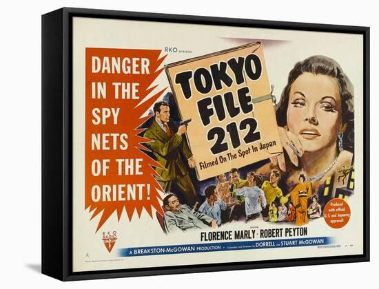 Tokyo File 212, UK Movie Poster, 1951-null-Framed Stretched Canvas