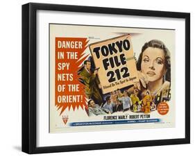Tokyo File 212, UK Movie Poster, 1951-null-Framed Art Print