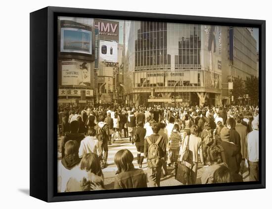Tokyo Intersection-NaxArt-Framed Stretched Canvas
