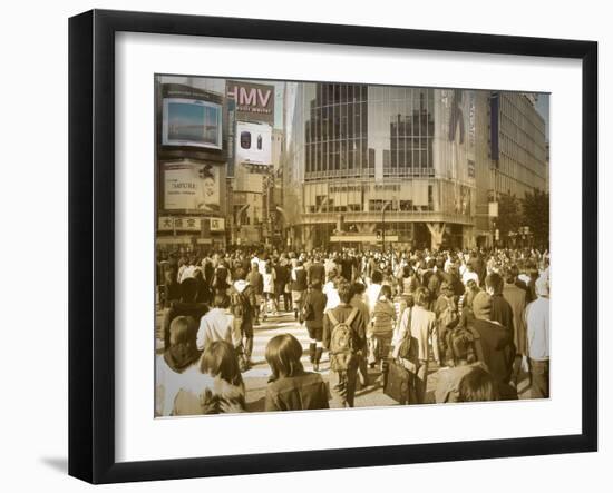 Tokyo Intersection-NaxArt-Framed Art Print