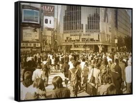 Tokyo Intersection-NaxArt-Framed Stretched Canvas