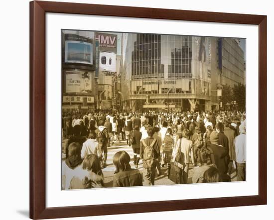 Tokyo Intersection-NaxArt-Framed Art Print