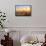 Tokyo, Japan - City View and Sunset-Lantern Press-Framed Stretched Canvas displayed on a wall