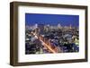 Tokyo, Japan Landmark Structures Viewed from an Ebisu Skyscraper.-SeanPavonePhoto-Framed Photographic Print