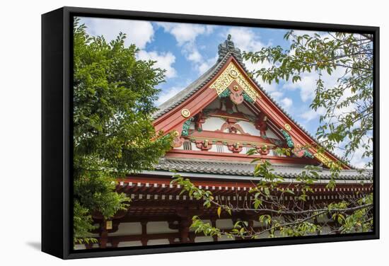 Tokyo, Japan. Sensoji Temple at Tokyo's Oldest Temple Built in 645-Bill Bachmann-Framed Stretched Canvas
