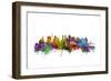 Tokyo Japan Skyline-Michael Tompsett-Framed Premium Giclee Print