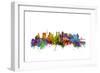 Tokyo Japan Skyline-Michael Tompsett-Framed Premium Giclee Print