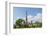 Tokyo, Japan. Tokyo Tower and the Zojo-Ji Temple in Shiba Neighborhood-Bill Bachmann-Framed Photographic Print