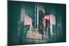 Tokyo Lights-NaxArt-Mounted Art Print