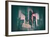 Tokyo Lights-NaxArt-Framed Art Print